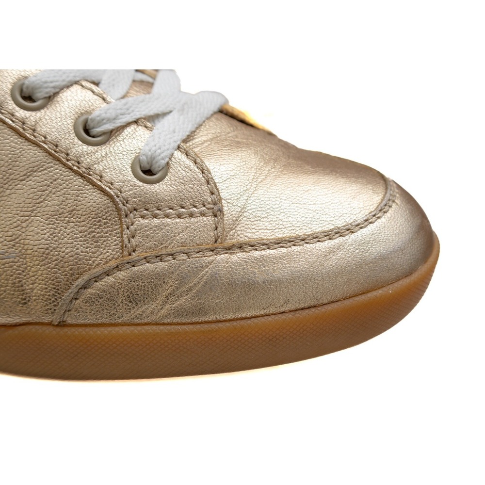 RARE VTG Dior B16 by‎ Hedi Slimane collector Gold Sneaker Size US 10 - Picture 8 of 14